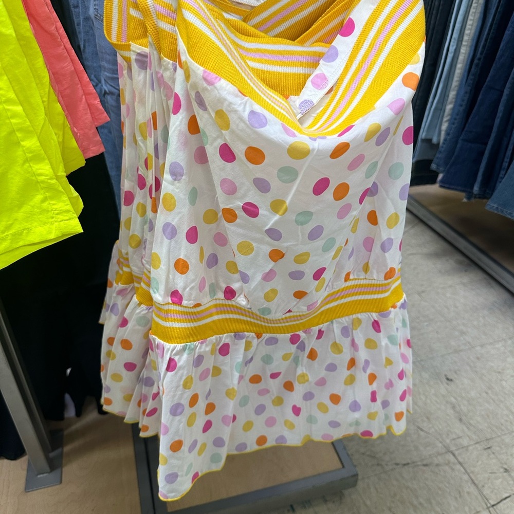 Colorful Polka Dot Dress